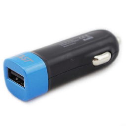 蓝色先科T53车载充电器 简约设计与实用功能结合的充电之选